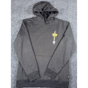 Vans Hoodie Men's M Black Off The Wall Tavern Skeleton Beer Graphic Pullover